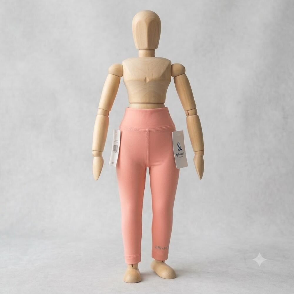 NWT Splendid Studio Ombre Pink Performance Play Activewear Leggings 12-18M